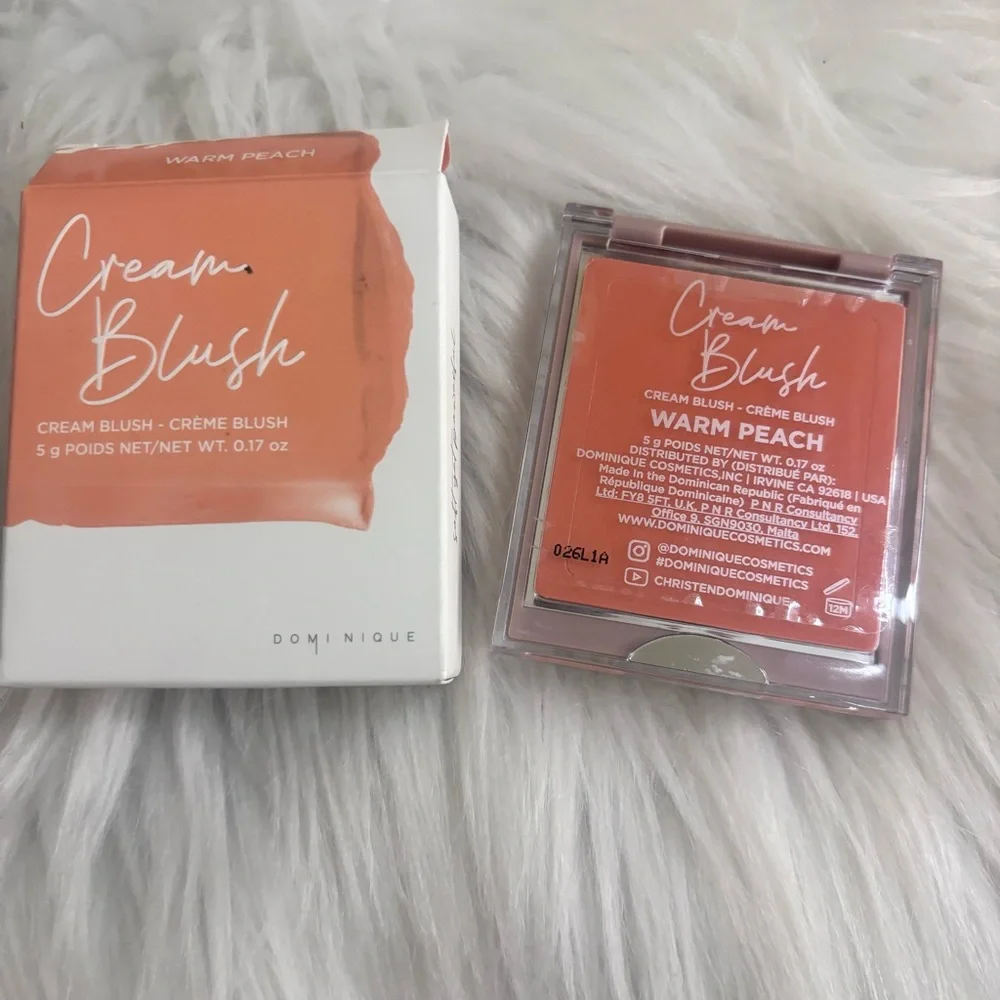 💝NIB Christine Dominique Cream Blush Warm Peach💝
